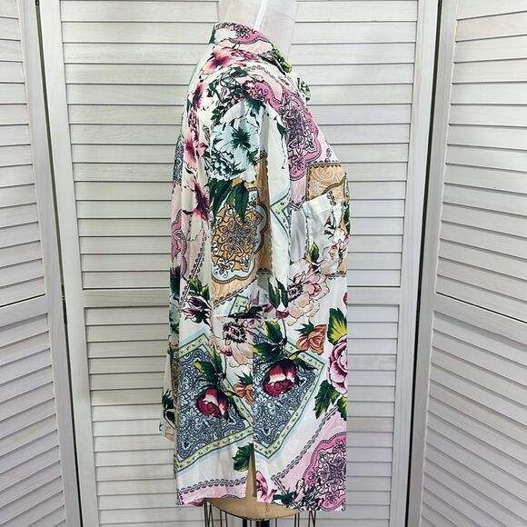 Chico's Silky Soft Tunic Size 3 (16) Short Sleeves - Picture 11 of 16